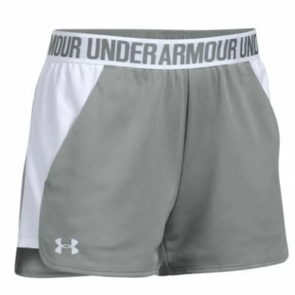 Under armour Play Up 2.0 Women's athletic Shorts True Gray Heather/White Size XS